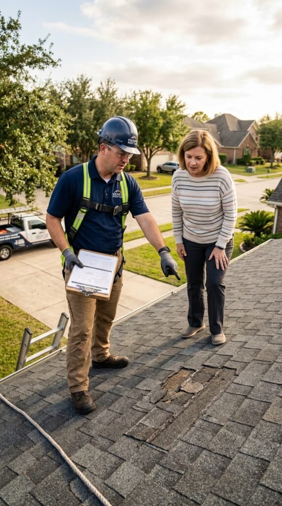 Roof inspection contractor